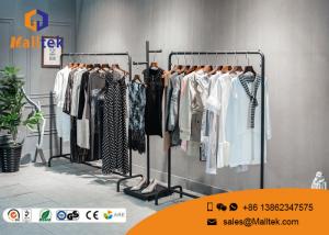 China Boutique Store Garment Showroom Display Hanging Garment Racks For Shops on sale