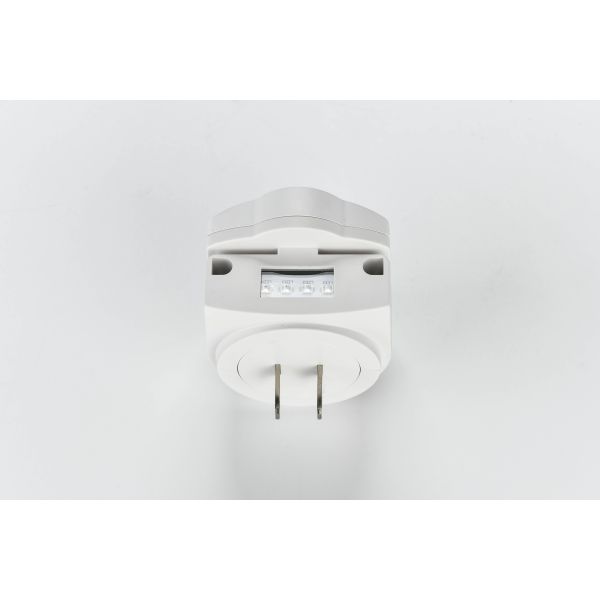 ABS LED UV395x4pcs Mini Electric Mosquito Killing Lamp with Glue Pad and ABS Material