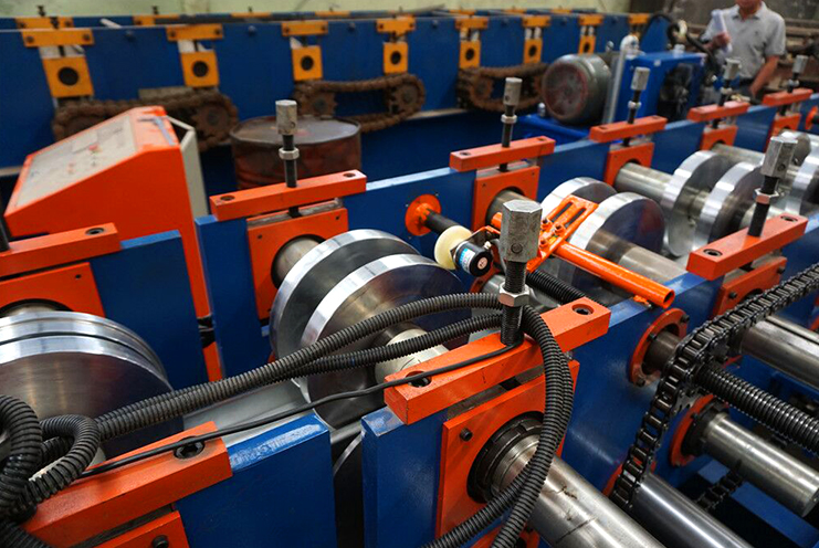 Anode Plate Panel Roll Forming Machine 15m/min 18 Rows