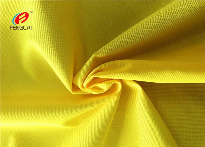 Yellow 120GSM Durable Reflective Fluorescent Material Fabric For Vest Safe Clothing