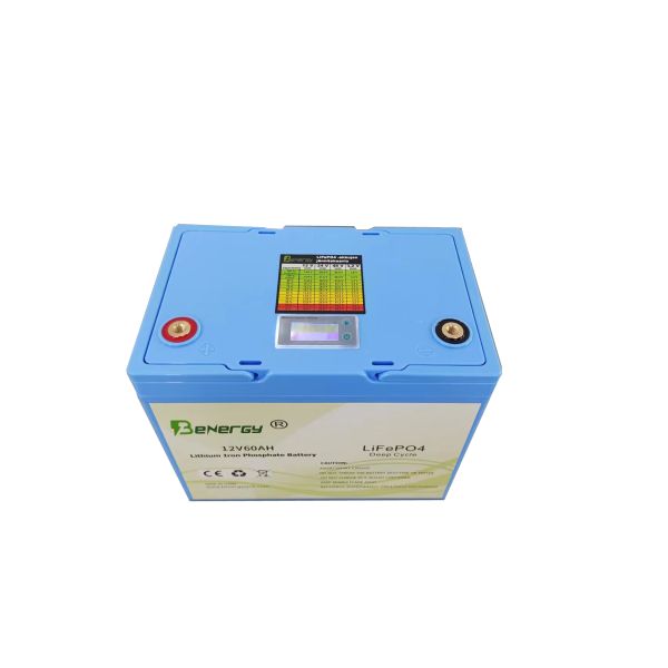 Rechargeable Deep Cycle Lithium Ion Battery Packs 60AH 12 Volt With Bluetooth Function