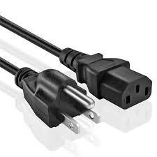 Quality Black American Three Prong Extension Cord Custom Length For Electrical Powered Tools wholesale