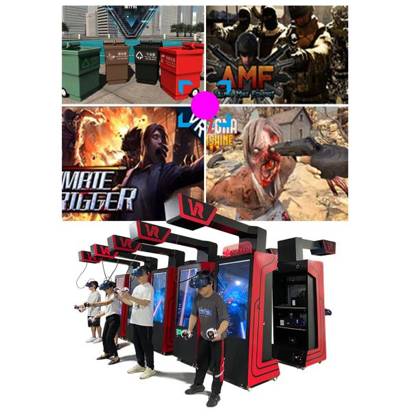 1 Player Coin Payment CPU I7 VR Arcade Simulator Shooting Game Machine