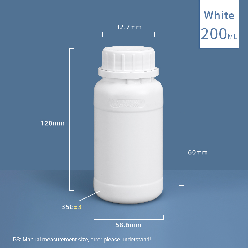 1000cc HDPE Plastic Bottle for Liquid Chemical Storage Acid and Alkali Resistance
