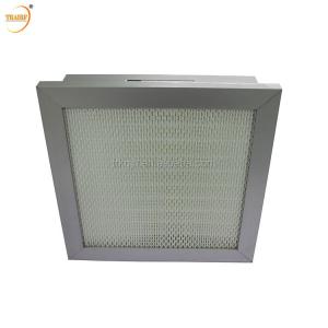 China Class 100 Class 1000 Clean Room HEPA Filter H14 H13 Gel Seal HEPA Filter 5 Micron on sale