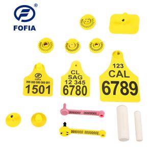 China 134.2khz Personalized Cattle Tracking Ear Tags on sale