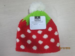 China Grils and ladies Knitted hat with half face fabric materials jacquerd technology on sale