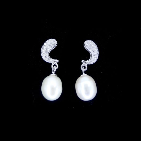 Birds Shape Silver 925 Zircon Earrings Stub For Young Lady Cute Design