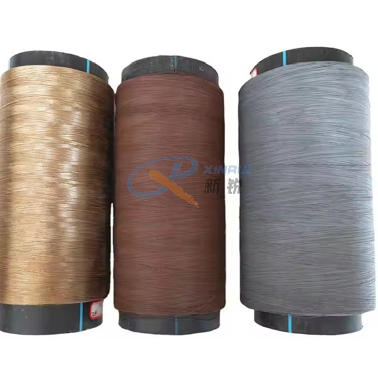 Single Double Color High Speed PVC Coating Yarn Polyester Yarn Making Machine For Curtain