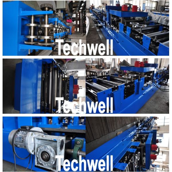 Metal CZ Purlins / CZ Purlin Roll Former, Purlin Roll Forming Machine for C Z Purlins