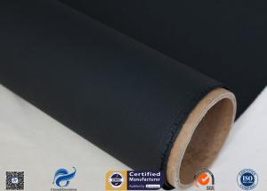 Quality Heat Resisting Silicone Coated Fiberglass Fabric 18oz Black Acrylic Coating Fabric wholesale