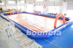 China Bubble Football Arena / Sport Arena For Inflatable Bumper Ball on sale