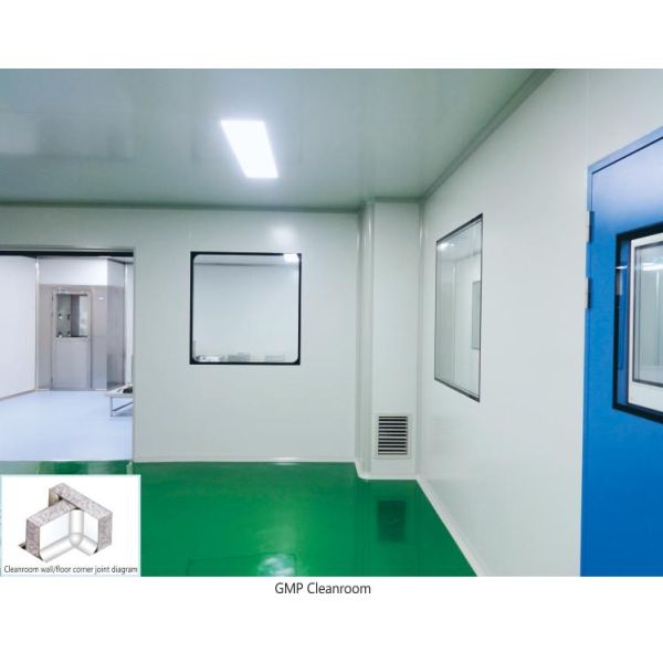 Epoxy Floor Pharmaceutical Medical Cleanroom GMP Stainless Steel Clean Room