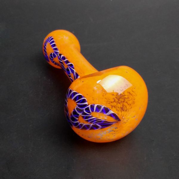 Adult Use Custom Glass Hand Pipes For Tobacco Dry Herb Grass Weed 3.9 Inch