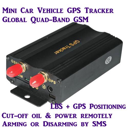 New TK103A Global Car Auto GPS Vehicle Tracker W/ Real-time online tracking on