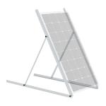 Anodized Photovoltaic Bracket Silver Solar Panel Flat Roof Mounting Kit
