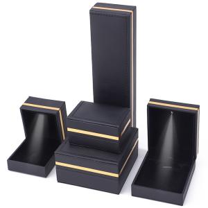 Quality Black Jewelry Box LED Light for Bracelet Deluxe with Customized Size and Newest Style wholesale