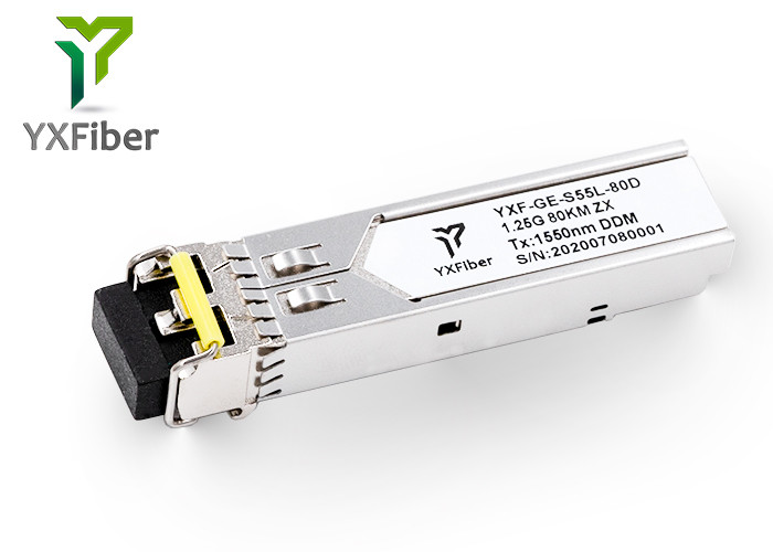 Quality Optical Transceiver SFP Module ZX 1550nm 80km wholesale