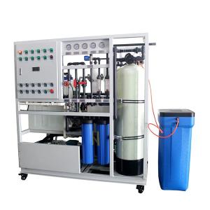 Quality SUS316 10tpd 98.5% Seawater Desalination Equipment With Water Softener wholesale