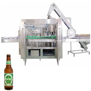 Quality Rinser Filler Cacpper 1000bph Glass Milk Bottle Soda Filling Machine wholesale