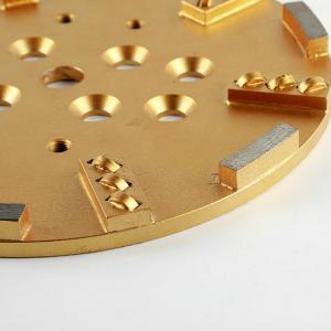 Quality Concrete Diamond PCD Grinding Disc 4 Inch Yellow Round Shape wholesale