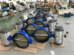 Quality Wafer Pneumatic Butterfly Valves with High Performance Pneumatic Actuator wholesale