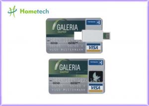 Quality Customized Credit Card USB Storage Device , 8GB Memeory Card USB Disk wholesale