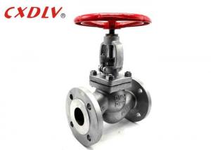 China Carbon Steel Flanged Globe Valve Stainless Steel CF8 / CF8M Dn80 on sale