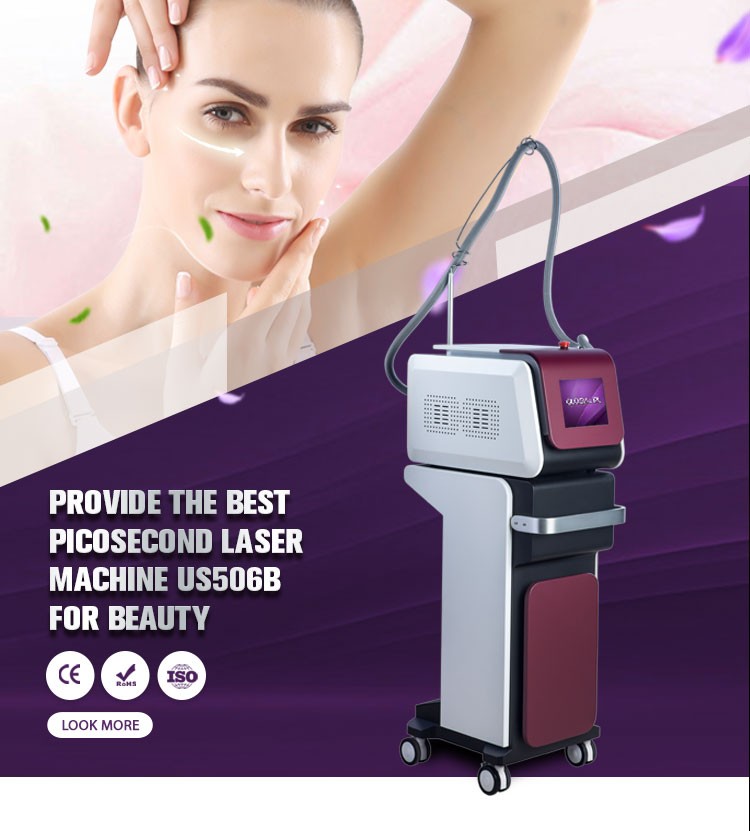 Picosecond Laser Tattoo Removal Equipment Pigment Therapy 1500W Power