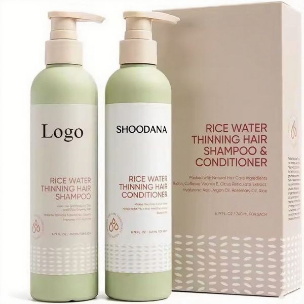 Hydrating organic shampoo bottle design