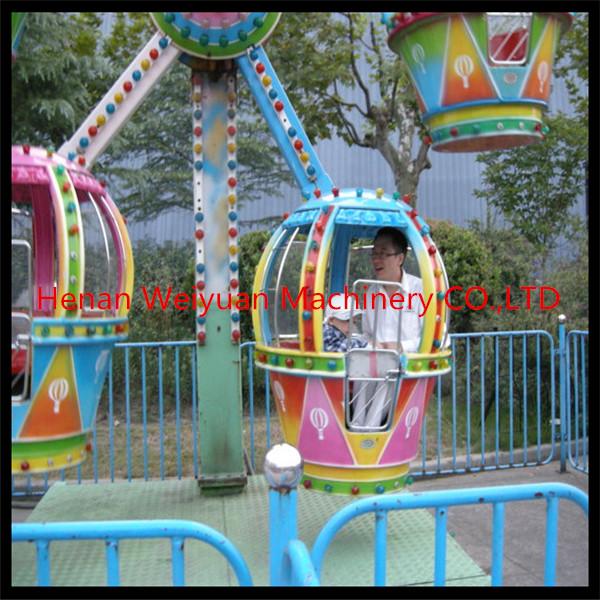 10 cabins kids mini amusement rides ferris wheel