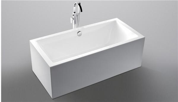 Cheap Indoor Freestanding Corner Tub , Acrylic Stand Alone Bathtubs With Overflow for sale