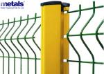 3D Curved Welded Wire Mesh Fence Galvanized PVC Coated 50X100MM
