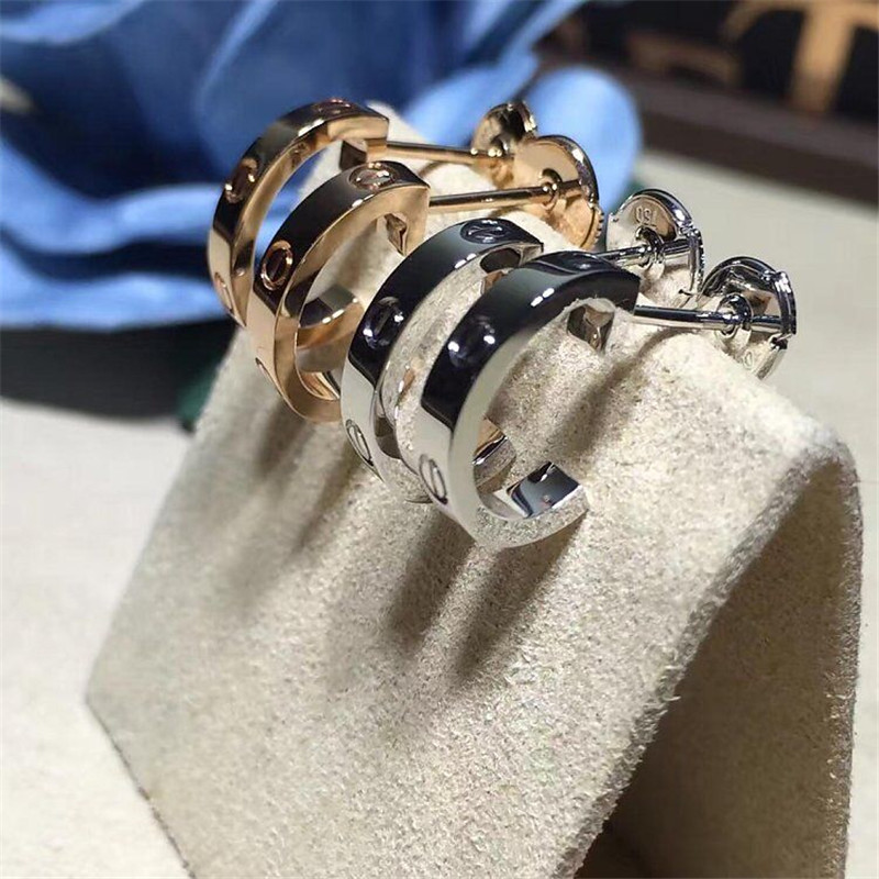 C love series earring 18k gold white gold yellow gold rose gold bracelet Jewelry factory in Shenzhen, China