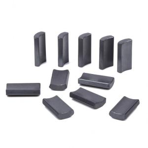 China Thru Diamterical Ferrite Arc Magnet Y30BH Grade Ceramic Ferrite Magnet on sale