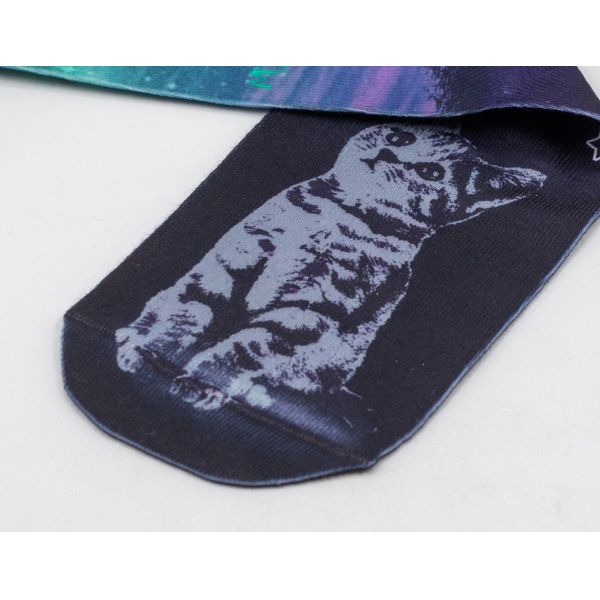 Digital 3D Print 61% Polyester Printed Ankle Socks For Sports Crew