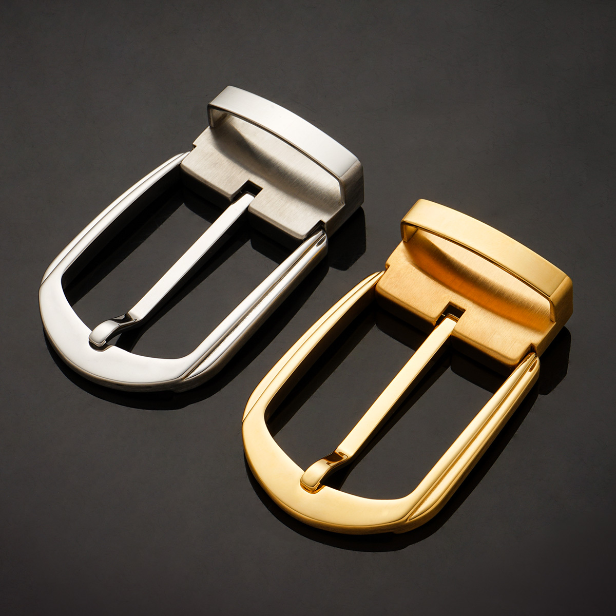 35mm Vacuum Gold Plated Men's Belt Metal Buckle Custom Logo Belt Buckles Professional