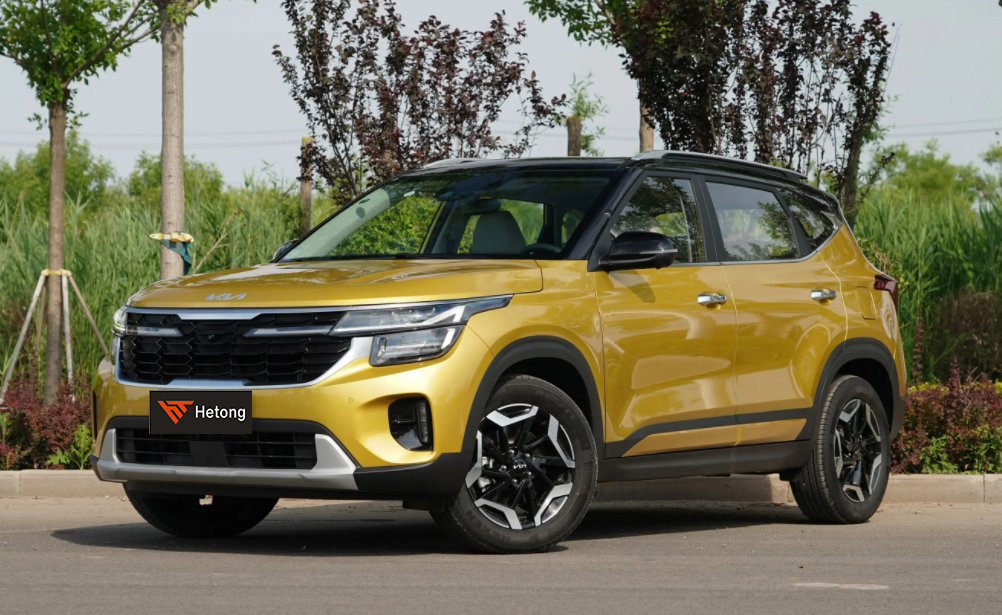 2023 Kia Seltos 5 Seats SUV Gold Fuel Vehicle 1.4T 140hp L4 DCT Luxury Roof Rack
