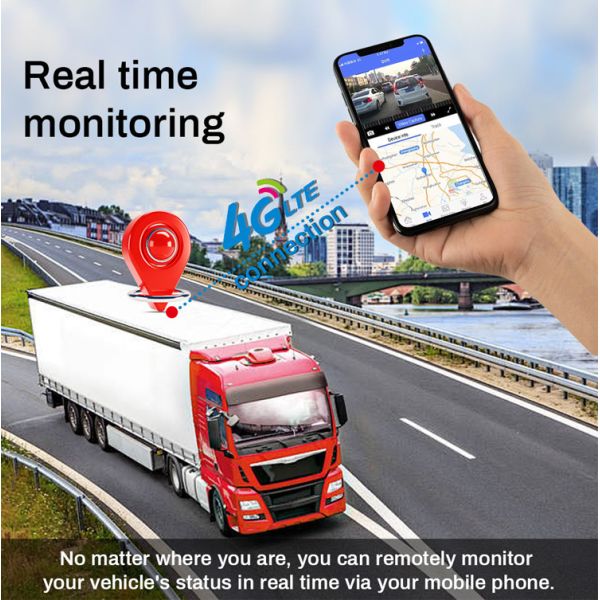 Professional 4CH 1080P MDVR For Trucks With 7" Monitor 4G/GPS Waterproof Camera & Reverse Aid - All-In-One Fleet Management Solution