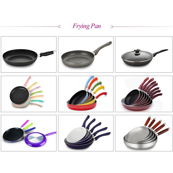 Healthy Ceramic 3 PCS Nonstick Fry Pan Skillet Cookware Set For Induction