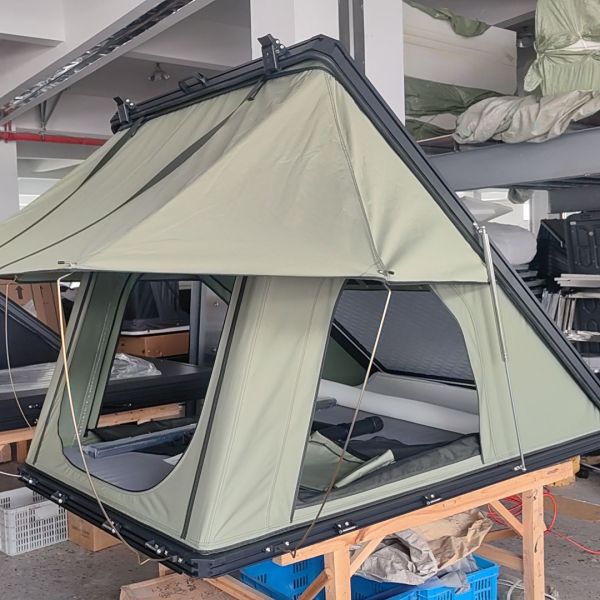 Triangle Rooftop Tent 210x132cm Aluminum Alloy Shell 320G Oxford Cloth