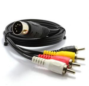 Quality Digital Video Audio Cable Cord Component Adapter RCA Plug Sound Bar 5 Pin Mini Din To 3 Rca Cable wholesale