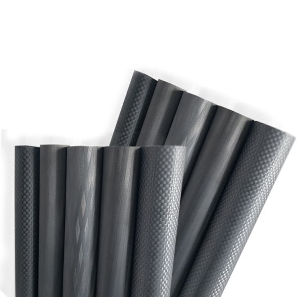 0.05% N Content 1 inch Carbon Fiber Tube 1200mm for Industrial Applications