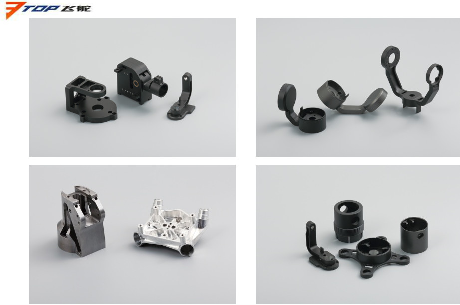 Quality precision machining black AL6061 aluminum parts for OEM BIPOD ADAPTORS MOUNTS COMPONENTS wholesale