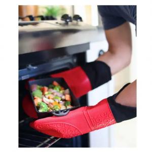 Quality Durable Cotton Silicone Multifunctional Gloves Non Slip For Oven Protective wholesale