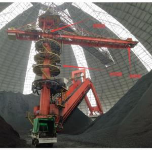 500 Tph Bulk Cargo Handling Equipment Combined Stacker Reclaimer