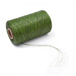 China Synthetic Artificial Grass Yarn Polypropylene Thread 8000Dtex Fibrillated on sale