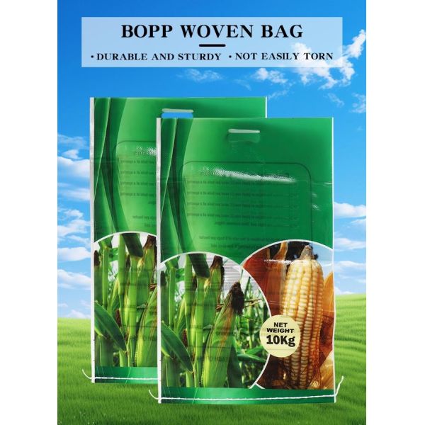 Multicolor 30kg Rice Packaging Printed BOPP Bag Moisture Proof 19x32 Inches
