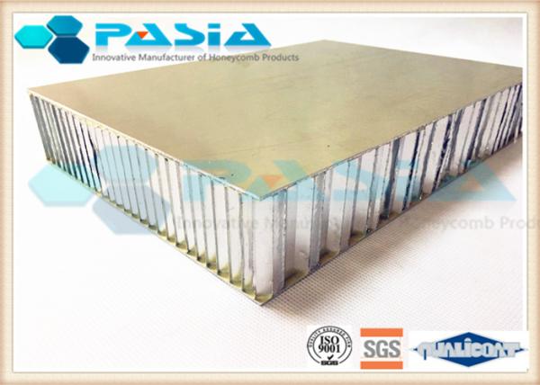 Brushed Honeycomb Aluminum Plate , Lightweight Building Panels Thermal