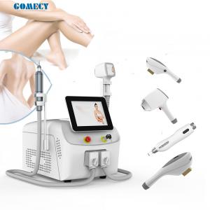China 2in1 Portable 808 Diode Laser Hair Removal Machine / Picosecond Laser Device on sale